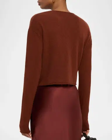 Sablyn Lance Cropped Cashmere Pullover | Thumbnail 3