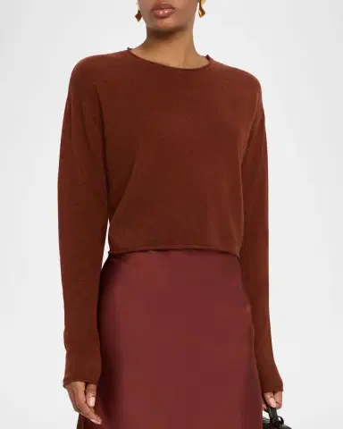 Sablyn Lance Cropped Cashmere Pullover | Thumbnail 4