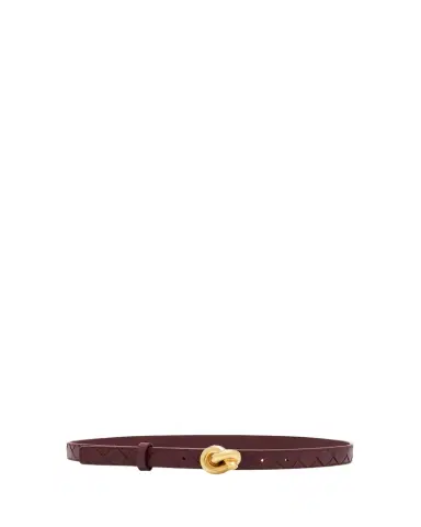 Bottega Veneta Intrecciato Leather Knot Belt | Thumbnail 1