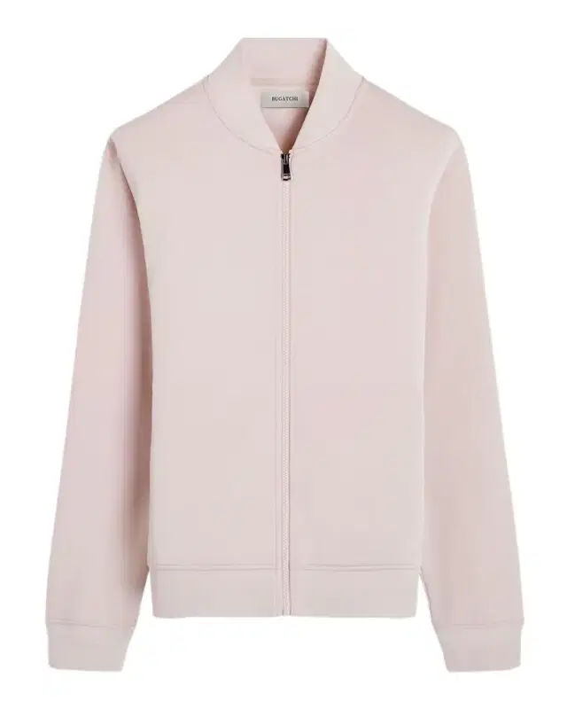 Bugatchi Men 's Soft Touch Knit Full-Zip Bomber Jacket