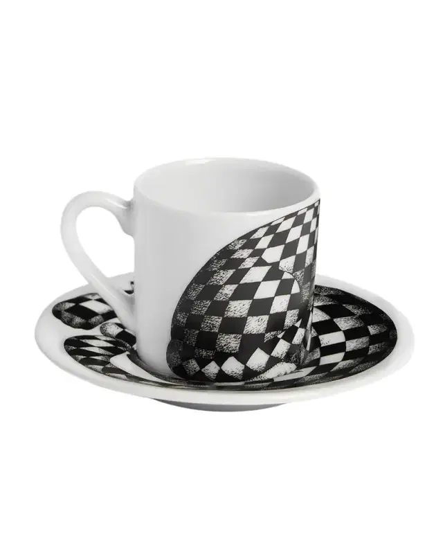 High Fidelity Checkered Coffee Mug