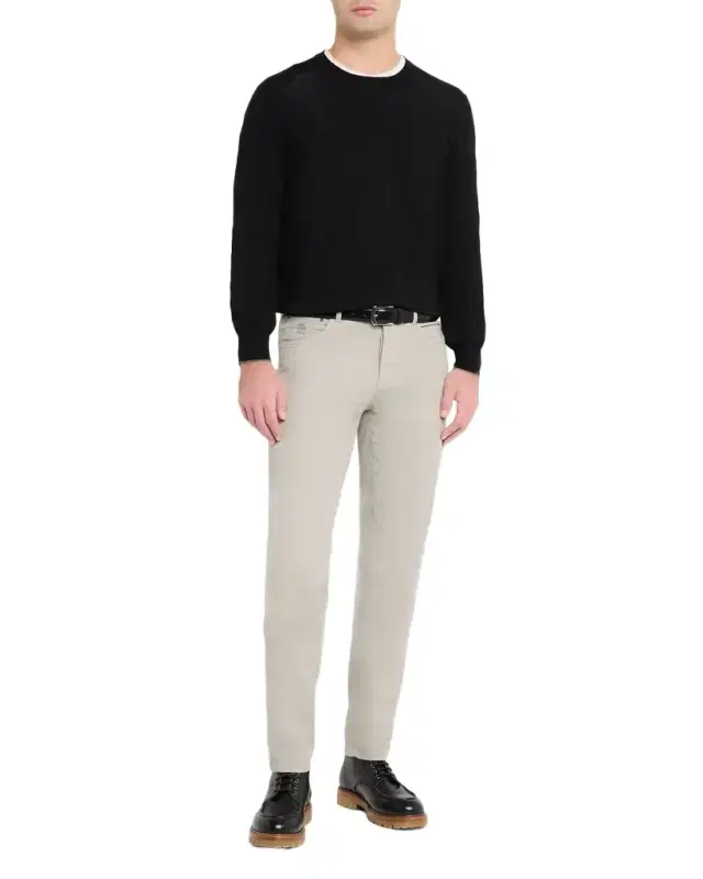 Brunello Cucinelli Men 's Slim-Fit Stretch Cotton Pants