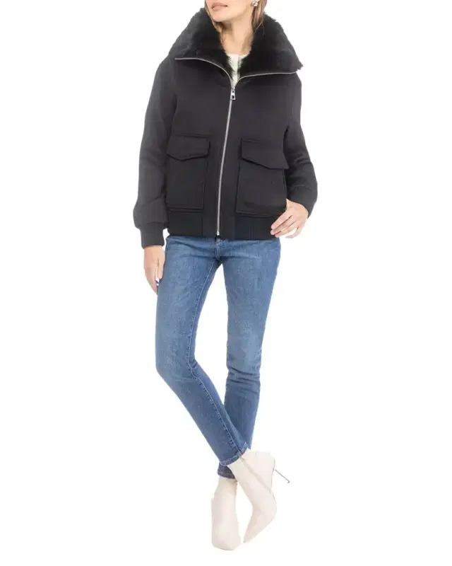 Gorski Jacket with Select Lamb Shearling Collar