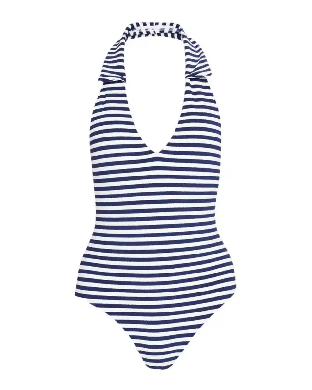 PQ Swim Camryn Striped One-Piece Swimsuit