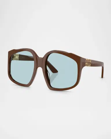 Miu Miu MU A07SF Acetate Square Sunglasses | Thumbnail 2 Miu Miu MU A07SF Acetate Square Sunglasses | Thumbnail 2