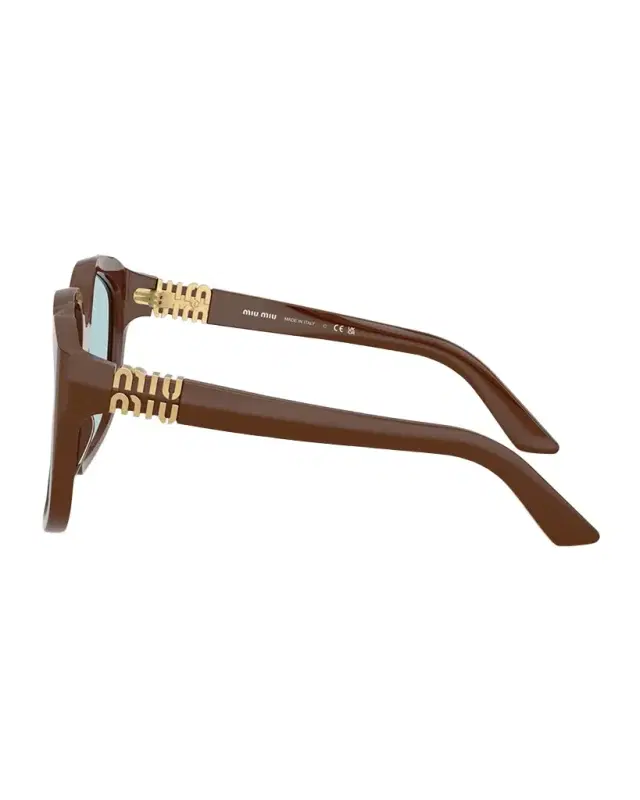 MU A07SF Acetate Square Sunglasses