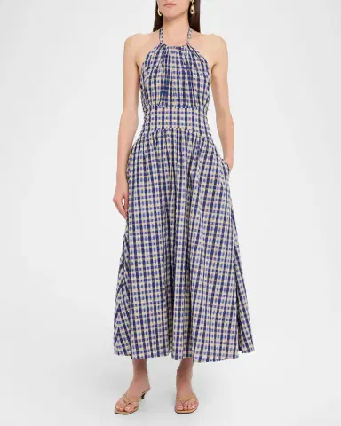 Rosie Assoulin In The Name Of Love Halter Midi Dress | Thumbnail 2