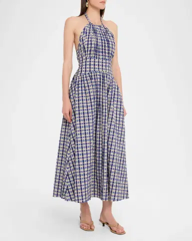 Rosie Assoulin In The Name Of Love Halter Midi Dress | Thumbnail 4