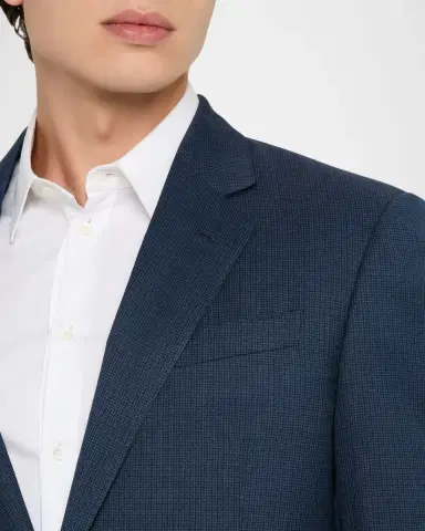 Emporio Armani Men's Wool Micro-Houndstooth G Line Suit | Thumbnail 6 Emporio Armani Men's Wool Micro-Houndstooth G Line Suit | Thumbnail 6