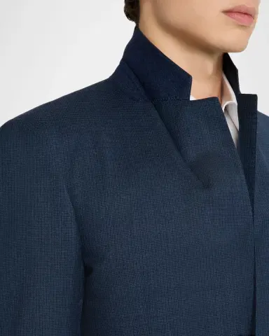 Emporio Armani Men's Wool Micro-Houndstooth G Line Suit | Thumbnail 8 Emporio Armani Men's Wool Micro-Houndstooth G Line Suit | Thumbnail 8