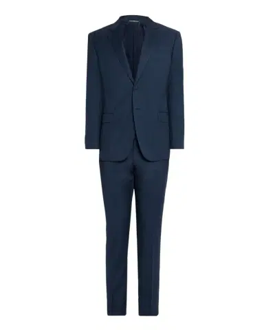 Emporio Armani Men's Wool Micro-Houndstooth G Line Suit | Thumbnail 1 Emporio Armani Men's Wool Micro-Houndstooth G Line Suit | Thumbnail 1