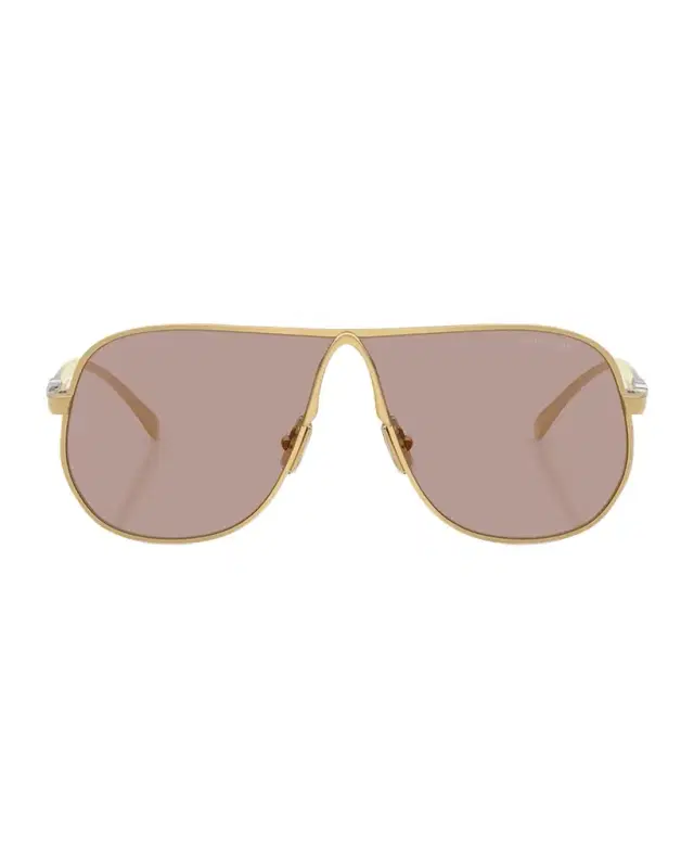 MU A56S Metal Aviator Sunglasses