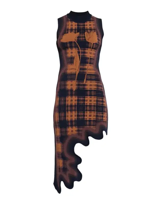 Brooklyn Wavy Asymmetric Dress