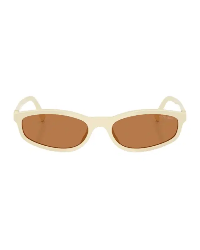 Miu Miu Miu Regarde MU A06S Acetate Oval Sunglasses