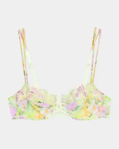 Lise Charmel L 'Amour Au Soleil Floral-Embroidered Tulle Demi Bra | Thumbnail 2 Lise Charmel L 'Amour Au Soleil Floral-Embroidered Tulle Demi Bra | Thumbnail 2