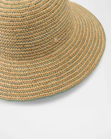 Helen Kaminski Evadine Striped Raffia Crochet Hat | Thumbnail 2 Helen Kaminski Evadine Striped Raffia Crochet Hat | Thumbnail 2