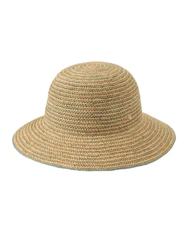Helen Kaminski Evadine Striped Raffia Crochet Hat | Thumbnail 1 Helen Kaminski Evadine Striped Raffia Crochet Hat | Thumbnail 1