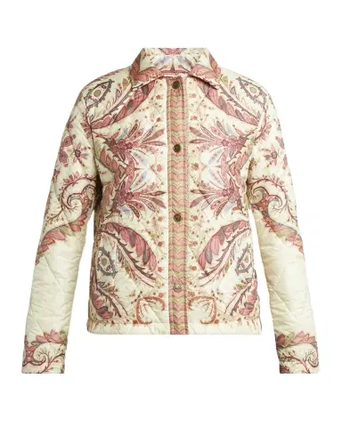 Etro Romantic Pink Puffer Shirt Jacket | Thumbnail 1