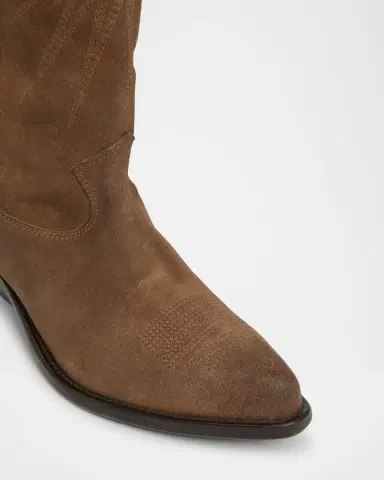 Golden Goose Wish Star Embroidered Suede Western Boots | Thumbnail 5