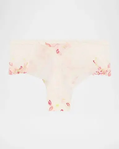 Lise Charmel Folie D 'Ete Floral-Embroidered Tulle Boyshorts | Thumbnail 2