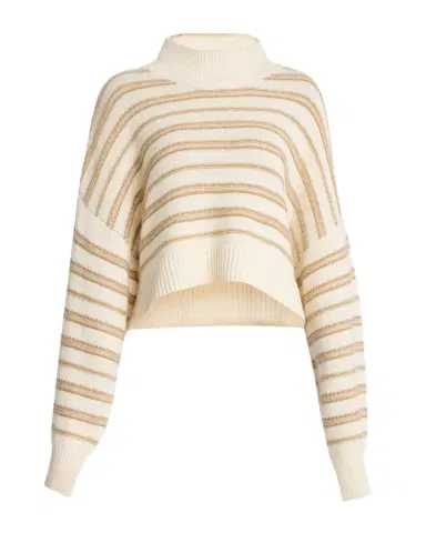 Sablyn Wells Cropped Cashmere Pullover | Thumbnail 1