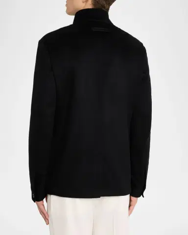 ZEGNA Men's Oasi Cashmere Il Conte Jacket | Thumbnail 3