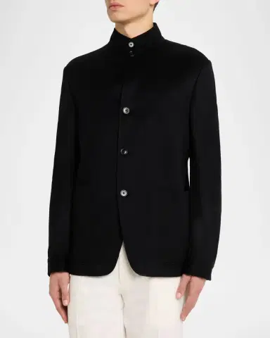 ZEGNA Men's Oasi Cashmere Il Conte Jacket | Thumbnail 4
