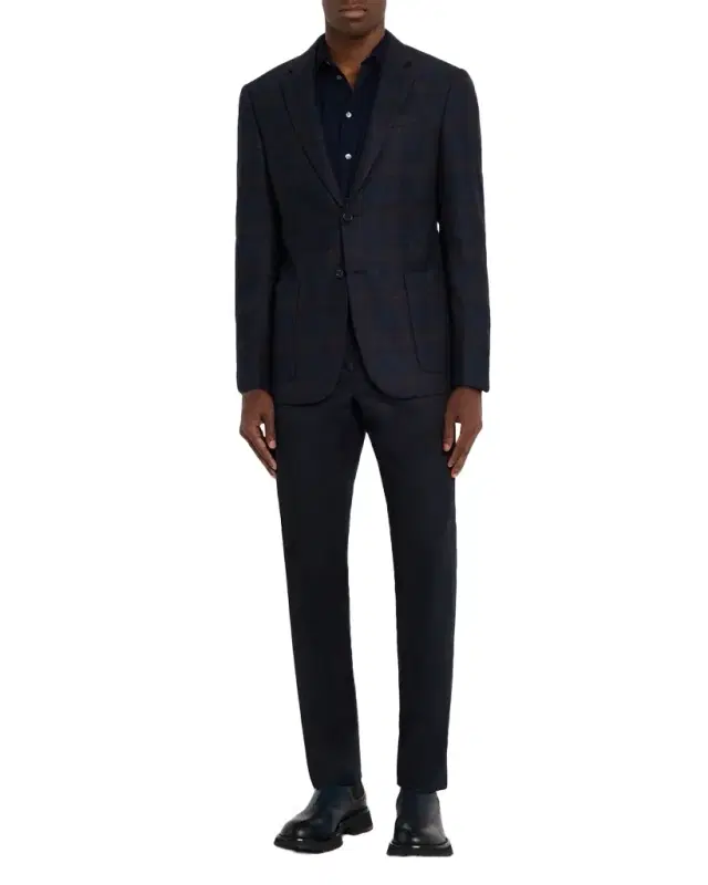 Men 's Wool Plaid G Line Sport Coat