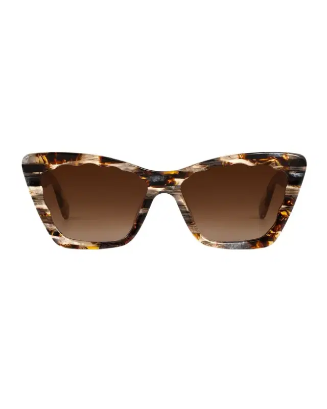 Brigitte Acetate Cat-Eye Sunglasses