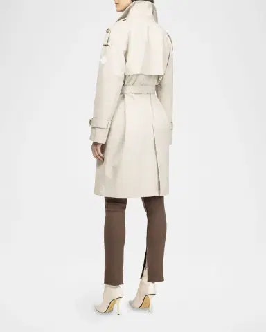 Gorski Lightweight Belted Double-Breasted Trench Coat | Thumbnail 2 Gorski Lightweight Belted Double-Breasted Trench Coat | Thumbnail 2