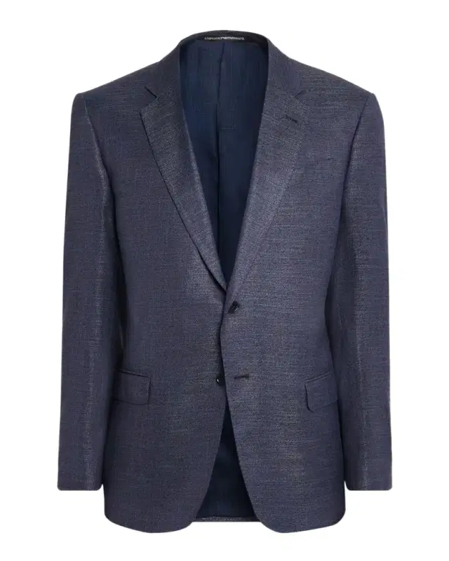 Men 's Bamboo Viscose Blurred Plaid G Line Sport Coat