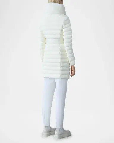 Mackage Lyris Quilted Down Coat with Detachable Shearling Trim | Thumbnail 2 Mackage Lyris Quilted Down Coat with Detachable Shearling Trim | Thumbnail 2