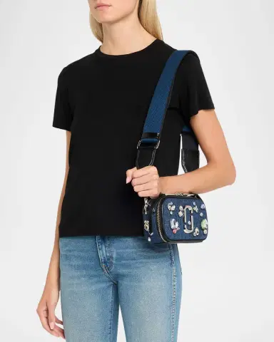 Marc Jacobs The Snapshot Embellished Denim Crossbody Bag | Thumbnail 2 Marc Jacobs The Snapshot Embellished Denim Crossbody Bag | Thumbnail 2