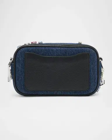 Marc Jacobs The Snapshot Embellished Denim Crossbody Bag | Thumbnail 3 Marc Jacobs The Snapshot Embellished Denim Crossbody Bag | Thumbnail 3