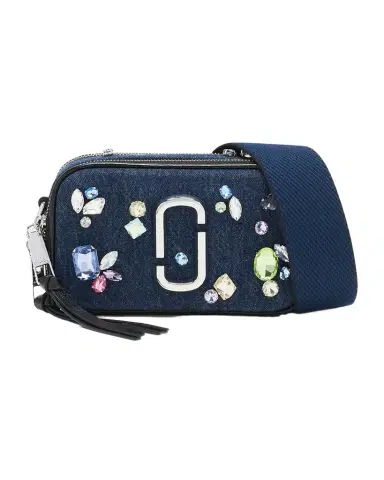 Marc Jacobs The Snapshot Embellished Denim Crossbody Bag | Thumbnail 1 Marc Jacobs The Snapshot Embellished Denim Crossbody Bag | Thumbnail 1