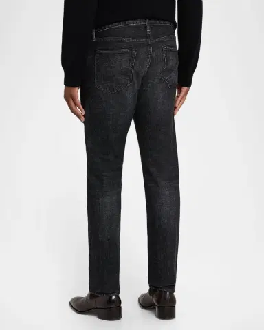 Tom Ford Men's Dark Rinse Denim Straight-Fit Jeans | Thumbnail 3 Tom Ford Men's Dark Rinse Denim Straight-Fit Jeans | Thumbnail 3
