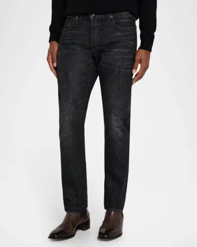 Tom Ford Men's Dark Rinse Denim Straight-Fit Jeans | Thumbnail 4 Tom Ford Men's Dark Rinse Denim Straight-Fit Jeans | Thumbnail 4