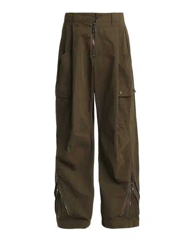 Men 's Wide Leg Pleated Cargo Pants