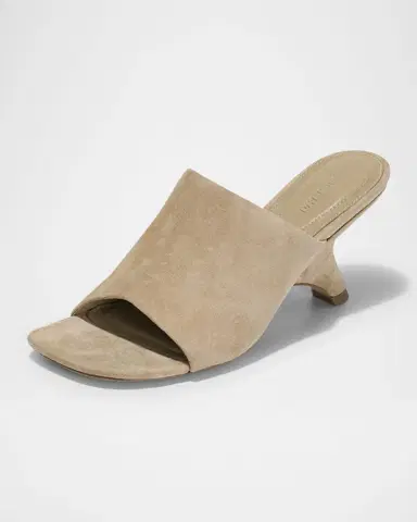 SIMKHAI Shadow Suede Mule Sandals | Thumbnail 3