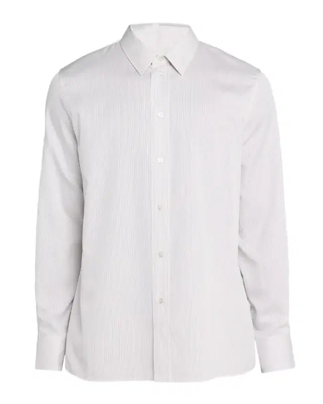 Saint Laurent Men 's Poplin Fine Stripe Sport Shirt