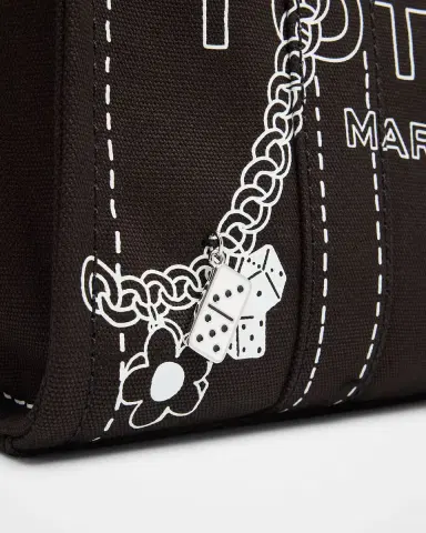 Marc Jacobs The Medium Trompe L 'oeil Canvas Tote Bag | Thumbnail 6 Marc Jacobs The Medium Trompe L 'oeil Canvas Tote Bag | Thumbnail 6