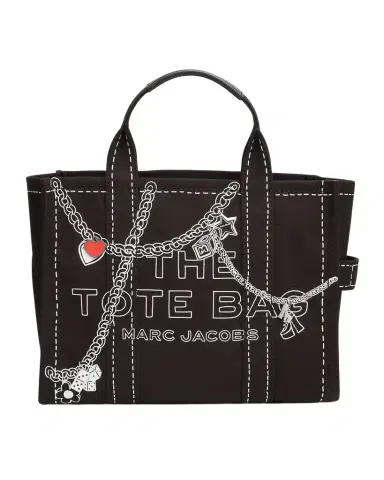 Marc Jacobs The Medium Trompe L 'oeil Canvas Tote Bag | Thumbnail 1 Marc Jacobs The Medium Trompe L 'oeil Canvas Tote Bag | Thumbnail 1