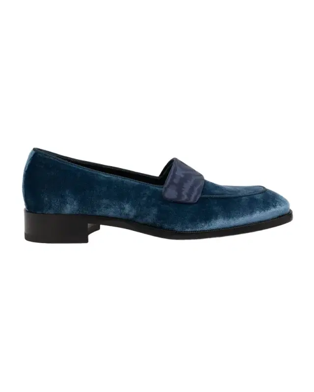 Christian Louboutin Men 's O Louvre Velvet Loafers