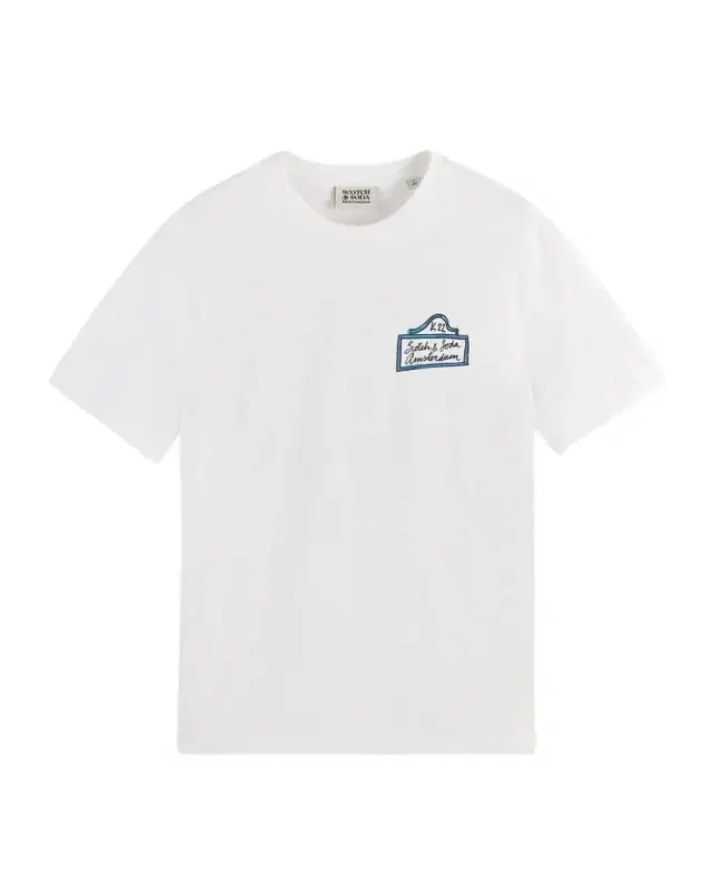 Scotch & Soda Men 's Logo Artwork Graphic T-Shirt