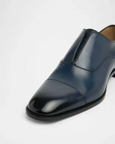 Christian Louboutin Men's Alpha Male II Cap-Toe Leather Oxfords | Thumbnail 2 Christian Louboutin Men's Alpha Male II Cap-Toe Leather Oxfords | Thumbnail 2