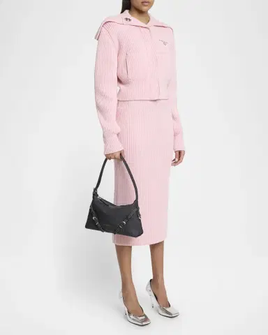 Givenchy Voyou Mini Shoulder Bag in Denim | Thumbnail 5 Givenchy Voyou Mini Shoulder Bag in Denim | Thumbnail 5