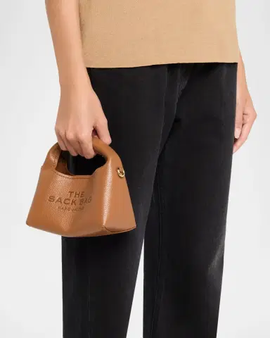 Marc Jacobs The Micro Grain Leather Top Handle Sack | Thumbnail 2