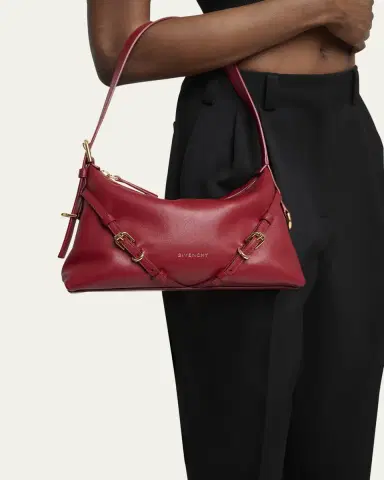 Givenchy Voyou Mini Shoulder Bag in Shiny Leather | Thumbnail 2 Givenchy Voyou Mini Shoulder Bag in Shiny Leather | Thumbnail 2