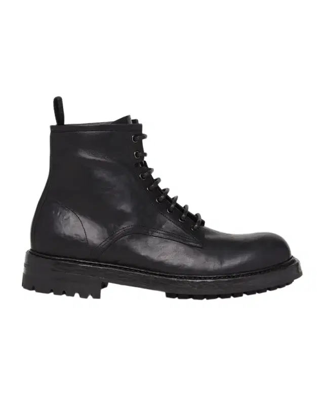 Men 's Elba Vachetta Leather Combat Boots