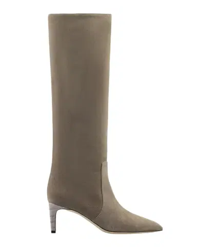 Paris Texas Suede Stiletto Knee-High Boots | Thumbnail 1